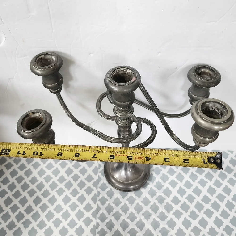 Silverplate Candelabra 5 Branch